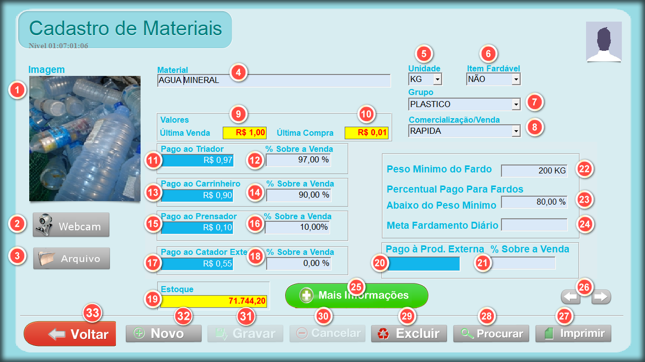 Cadastrar e vincular proprietários dos lotes – Materiais de